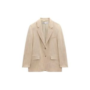 ZARA LIMITED EDITION OVERSIZE BLAZER CAMEL SIZE S | 3227/332